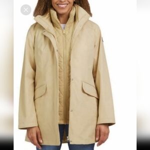 Lands' End  Ladies' 3-in-1 Systems Rain System Vest-Jacket nwt